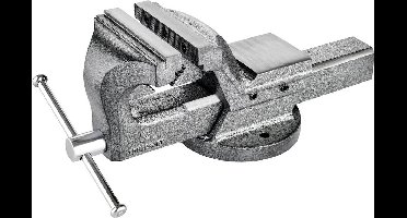 TOOLCRAFT TO-5342445 Bankschroef TO-5342445 Bekbreedte: 100 mm Spanbreedte (max.): 125 mm