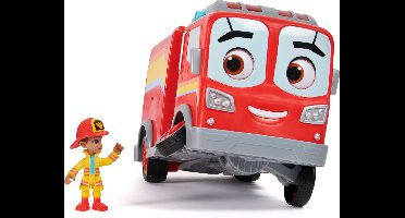 Disney Firebuds Vuur Vriendjes - Interactieve Bo & Flash Brandweerwagen met licht en geluid