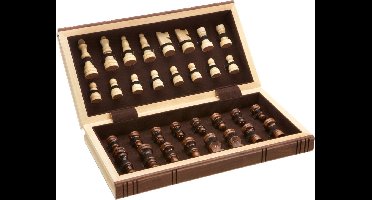 Philos reis schaakset hout