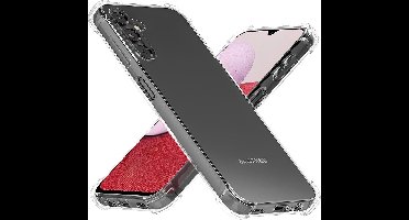Siliconen Antishock hoesje geschikt voor Samsung Galaxy A14 4G & 5G | Bumpercase Back Cover | TPU Case Backcover Beschermhoes | Transparant