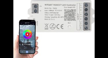Losse wifi controller voor RGBWW led strips - Werkt met IKEA Tradfri, Osram Lightify en Tuya Smart Life