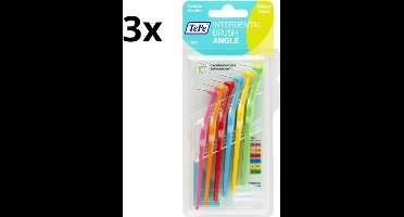 TePe Angle Gemengd (alle maten) - 3 x 6 stuks - Voordeelverpakking