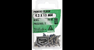 Spaanplaatschroeven Cilnderkop Pozidriv RVS 4.2x13mm