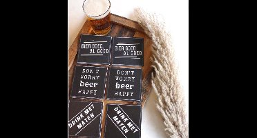 Onderzetters Bier - 6 stuks