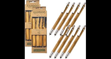 green-goose® Bamboe Stylus Pen | 8 Stuks | Duurzame Pennenset