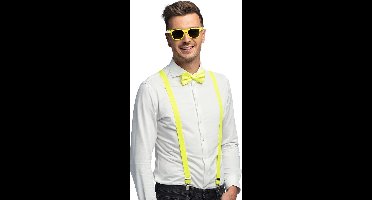 Boland - Set Classic neongeel Neon,Geel - Volwassenen - Unisex - -