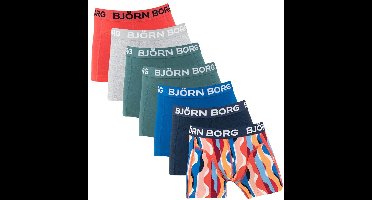 Björn Borg jongens cotton stretch 7P boxers basic print multi VI