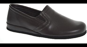 Rohde 6402 71 Bruine Leren Heren Pantoffels Gesloten - Bruin - 43