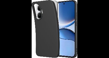 Just in Case hoesje geschikt voor Xiaomi Poco F7 Hoesje Siliconen - Flexibele Case - Zwart
