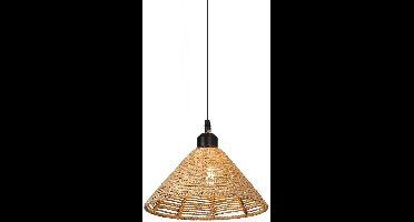 Handgeweven rotan kroonluchter in Boheemse stijl, hanglamp, eetkamerlamp, gastenverblijflamp, handgeweven lamp, geschikt voor woonkamer, slaapkamer, nachtkastje.