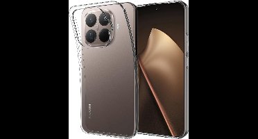 Just in Case hoesje geschikt voor Xiaomi 15T Pro Hoesje Siliconen - Flexibele Case - Transparant