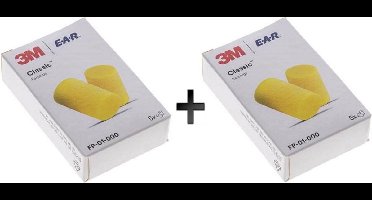 Schuim oordopjes 3M EAR Klassiek, 10 Paar