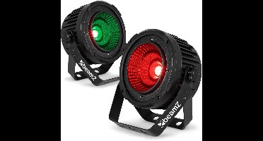 BeamZ set van 2 COB50 compacte LED Parren - Spot met 50W COB LED