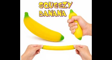 Banaan Fidget Toys Stressballen - 2 stuks - Knijpbal voor de hand - 16 cm