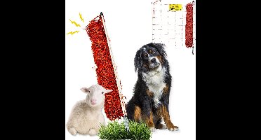 Horizont Schapennet - 90cm Hoog - 50m lang - Dubbele pen - Elektrificeerbaar- Verplaatsbaar Net - Afrastering - Omheiningsnet