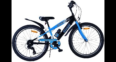 Volare Sportivo Kinderfiets - Jongens - 24 inch - 7 Speed - Zwart Blauw