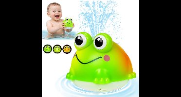 Lichtgevend badspeelgoed voor kinderen – Schattige kikkersproeier voor baby’s – Fonteinspeelgoed voor in bad of zwembad – Verjaardagscadeaus voor baby’s, peuters, jongens en meisjes – Batterij
