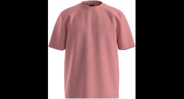 HUGO BOSS Orange T-shirt Stretch-Cotton With Logo Print Pastel Red (50473278 - 632)