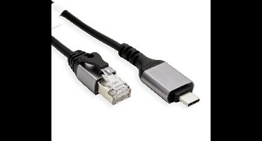 USB-C naar RJ45 LAN kabel | Slimline | USB3.0 | CAT6 | zwart | 2 meter