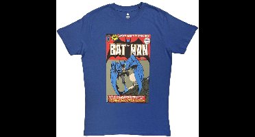 DC Comics Batman - Comic Cover Heren Tshirt - XL - Blauw