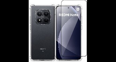 Hoesje geschikt voor Xiaomi Redmi Note 15 Pro Plus 5G / Poco M8 Pro 5G – CrystalClear Back Cover – Schokbestendig – Full Cover Glas