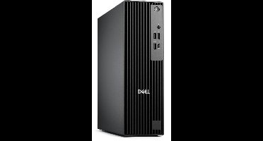 DELL Pro QCS1250 Intel® Core™ i3 i3-14100 8 GB DDR5-SDRAM 512 GB SSD Windows 11 Pro Slim PC PC Zwart