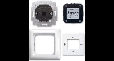 Busch-Jaeger Jaloezie-Compact-Timer complete set 2-voudig alpinewit - Busch-balance® SI (6422 UJ-914), 2CKA006410A0412