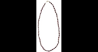 Granaat collier ovaal 70 cm