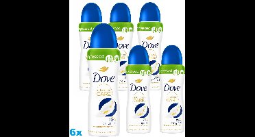 Dove Deodorant Spray Advanced Care Original – 72H Bescherming – 6 x 100ml – 6 Stuks