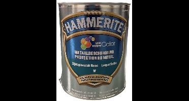 Levis Hammerite Metaallak Zijdeglans - Decoratieve roestwerende metaallak 2 in 1 op solventbasis - 1 L - RAL 9010 Pure White ( gebrokenwit)