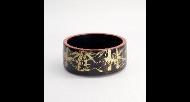 Tokyo Design Studio - Sushi Oke - Zwart met Bamboe - 16 x 6,5 cm