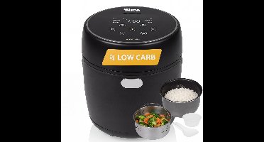Tristar digitale rijstkoker - RK-6238 - 0,6L - 8 programma's - Low Carb Functie