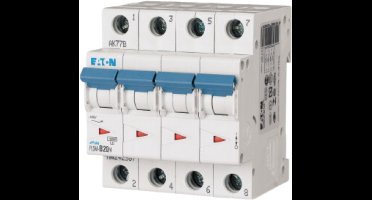 Eaton Installatieautomaat PLSM-C20/4-MW , C 20A , 4 Polig , 10 kA