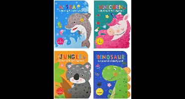 Twisk kleur- en activiteitenboek voor kinderen met stickers assorti.