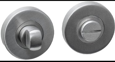 Intersteel WC-sluiting basic verdekt ø53x10mm met stift 6mm en reductie huls 6>8mm rvs
