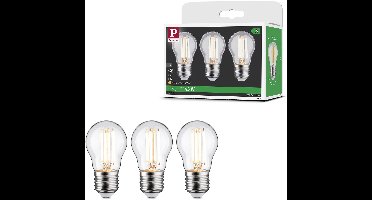Eco-Line Filament 230 V LED-kogellamp Set van 3 80mm 525lm 2,5W 3000K Helder