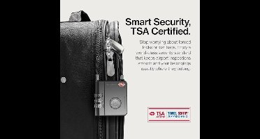SmartLock Bagagesloten – Slimme Slotjes – Koffersloten – Reissloten – TSA Goedgekeurd – Apple Find My Compatibel – GPS Bluetooth Tracker – Waterbestendig – Set van 5