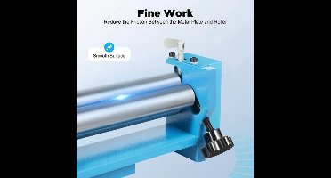 Metaalrolmachine – Rolmachine – Platte Buigmachine – Handmatige Rolmachine – Schraapvrij Buigen – Verstelbare Roldiameter – 45# Staal