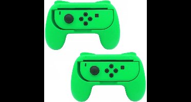 Controller Grip Set Geschikt voor Nintendo Switch Joy-Con – 2 Stuks Groen – Ergonomische Handgrepen – TNS-851G