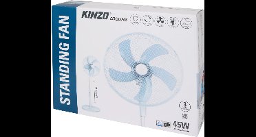 Kinzo ventilator - Staand - 3 Snelheden - Zwenkfunctie -Kantelbaar