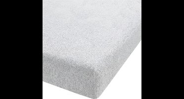 Mammoet Molton Hoeslaken Willow 160 x 200 cm - tot 30 cm matrasdikte - waterafstotende coating - 45% katoen & 55% polyester - wit