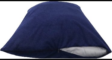 Mammoet Molton Kussensloop Willow 60 x 70 cm - waterafstotende coating - 45% katoen & 55% polyester - blauw