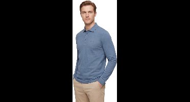 Hugo Boss polo lange mouw blauw