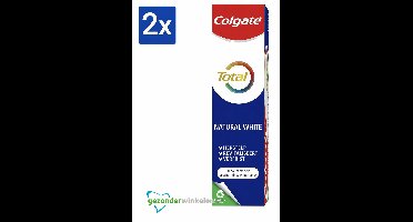 2 x Colgate - Tandpasta - Total - Natural White - 75ml