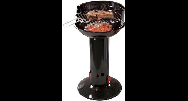 Barbecook Loewy 40 Houtskoolbarbecue Geëmailleerd Zwart 40 Cm Grilloppervlak Hoogte 75 Cm Robuuste Buiten BBQ Voor Tuin En Terras
