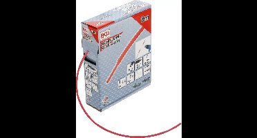 BGS Krimpkous-box - rood - Ø 3 mm - 8 m