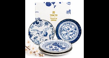 Tokyo Design Studio - Flora Japonica - Borden - 4-delig - 16x2cm - Porselein