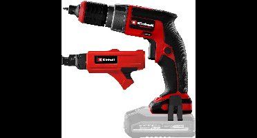 Einhell Professional Accu Gipsplaat Schroevendraaier TP-DY 18 Li Solo - Power X-Change - 18 V/Li-ion - 5000 t/min - Diepteaanslag - Continue werking - Incl. magazijn en koffer E-Box S35 - Excl. accu en lader