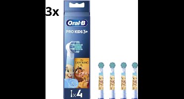 Oral B PRO Kids Opzetborstels Lion King - 3 x 4 stuks