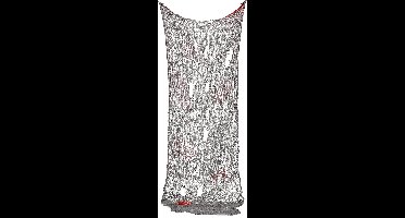 Vegaoo - Bloederig laken met gaten decoratie